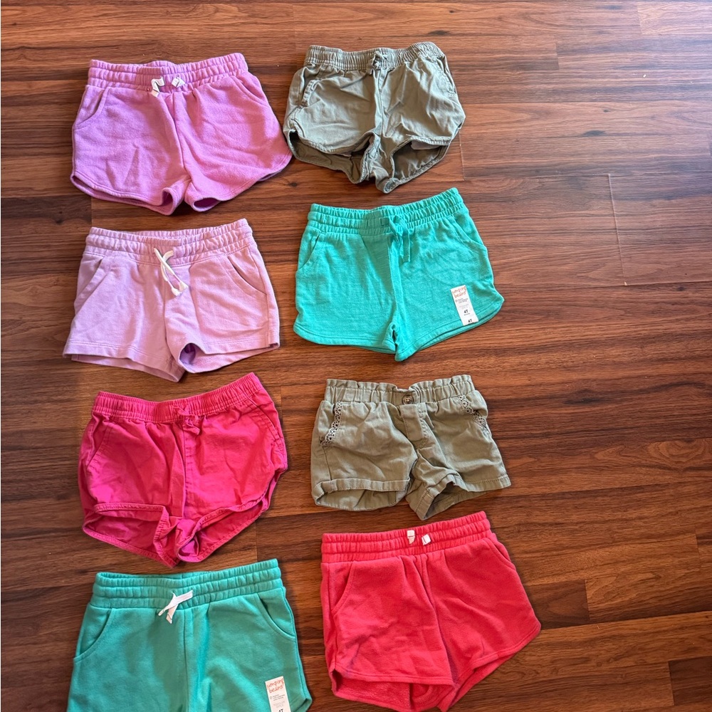 Kids Colorful Shorts Set